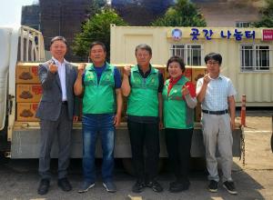 당진 신평면 매산 1리 마을, 직접 수확한 감자 기탁