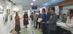 당진시 정미면, 2023년 찾아가는 미술 전시회 개최