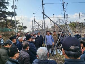 당진시, 사과 나무 정지·전정 현장 교육 추진