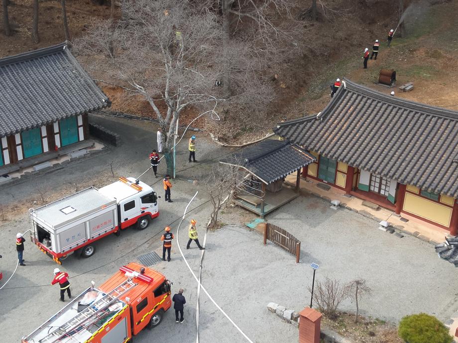 당진시, 영랑사서 대형산불 대비 합동 진화 훈련 실시 이미지