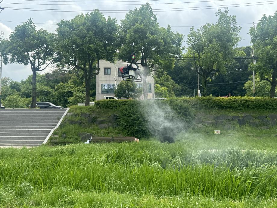 당진시보건소, ‘드론 방역소독’ 실시 이미지