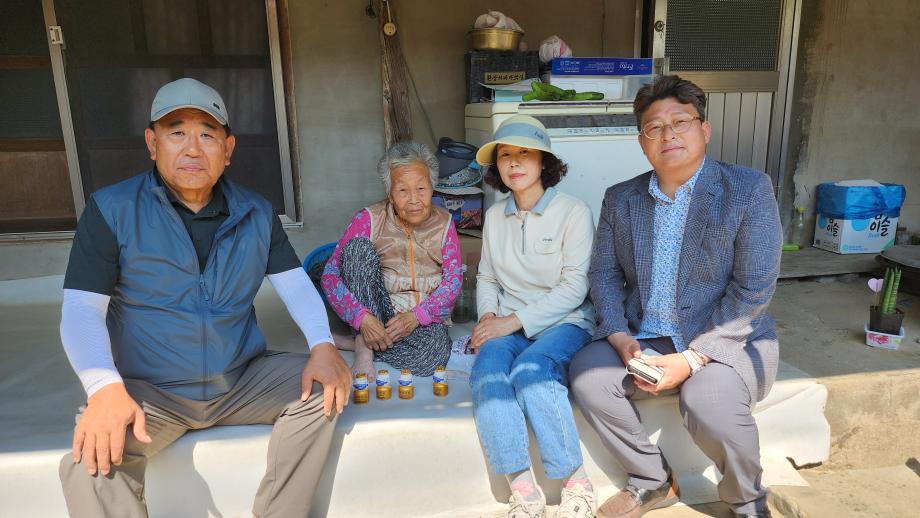 당진시, 면천면 어르신 건강음료배달 사업 시작 이미지