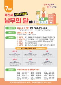 당진시, 2024년 7월 정기분 재산세 308억 원 부과