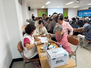 당진시, 신평면 노인일자리 참여자 안전 교육 실시