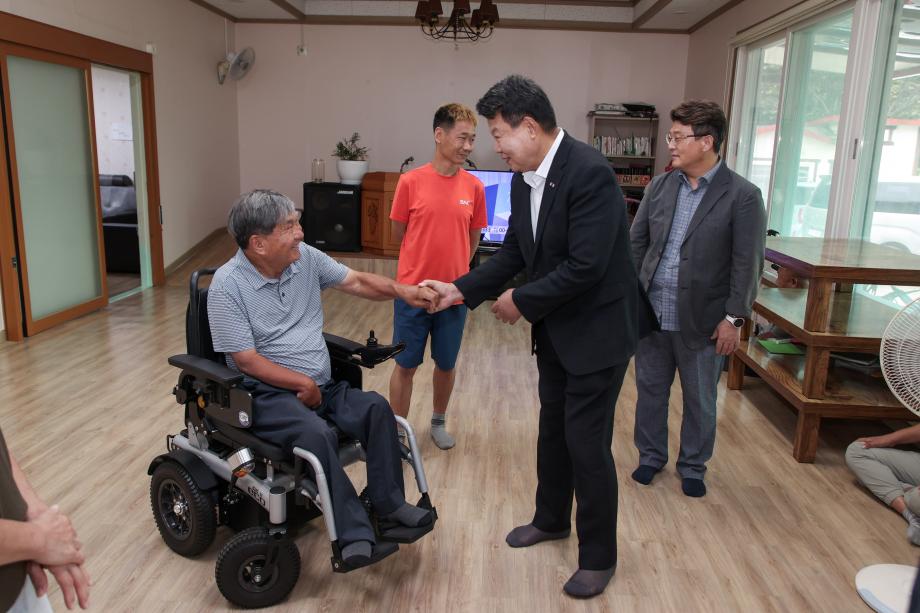 오성환 당진시장, 추석 맞이 사회복지복지시설 위문 이미지