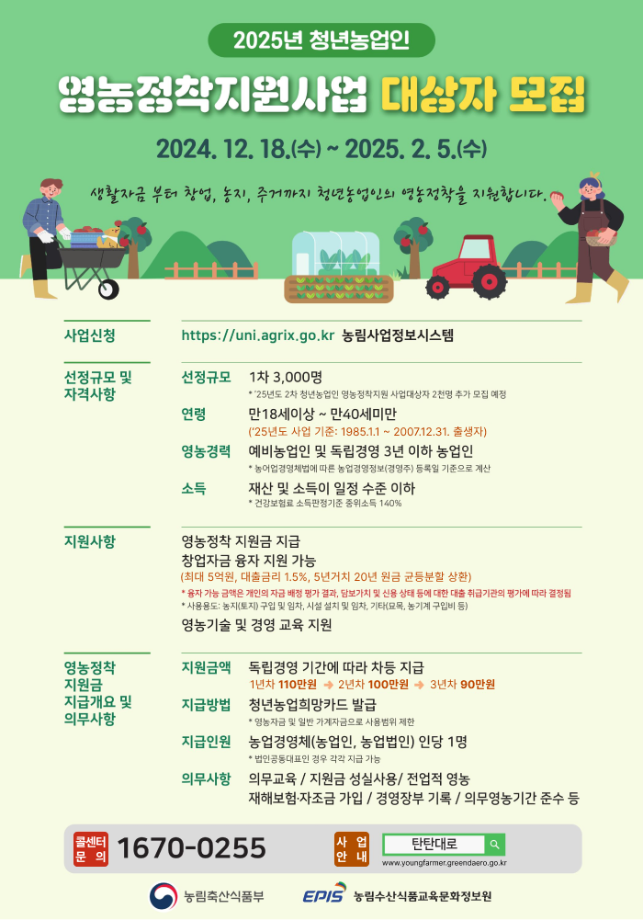 당진시, 청년농업인 영농정착지원사업 대상자 1차 모집 시작 이미지