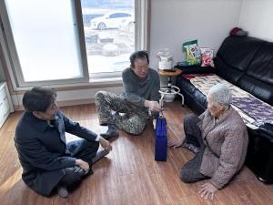 정미면, 온정 넘치는 설 분위기 앞장