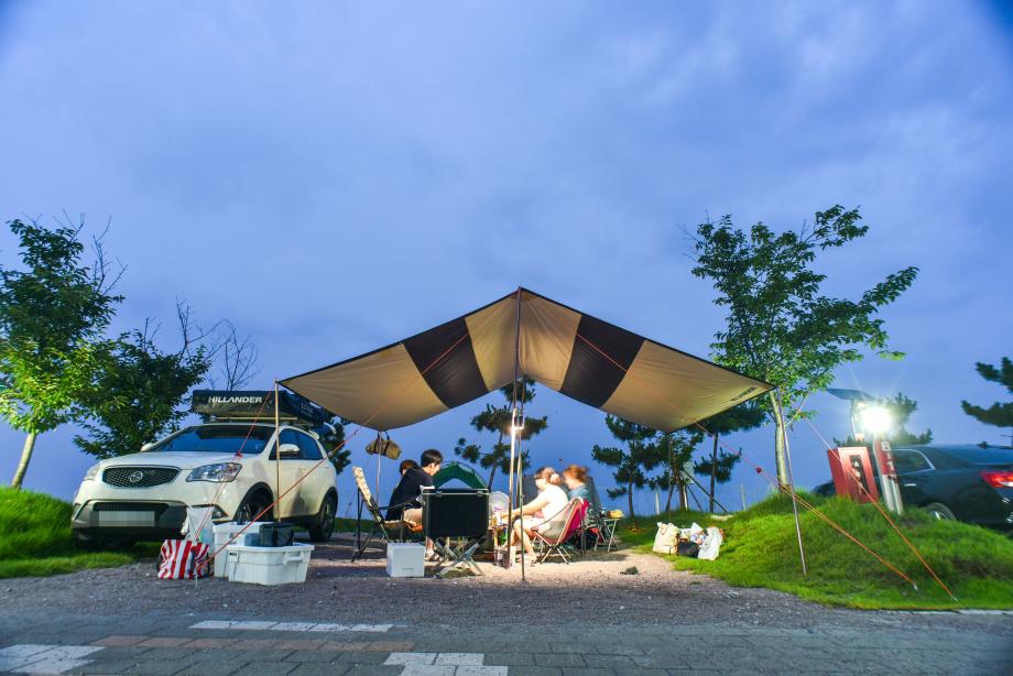 당진시, 서해를 품은 공공야영장 개장 이미지