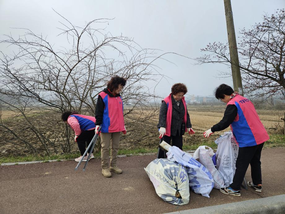 한국생활개선당진시연합회, 비청소 구역 환경정화 활동 펼쳐 이미지