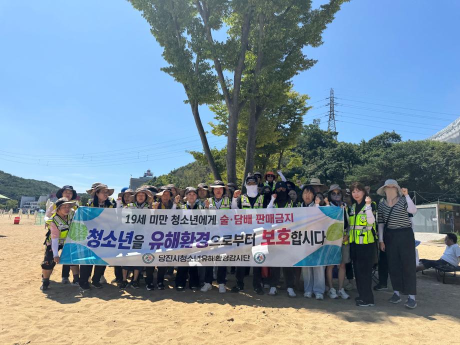 당진시, 왜목마을 청소년 유해환경 민관 합동점검 실시 이미지
