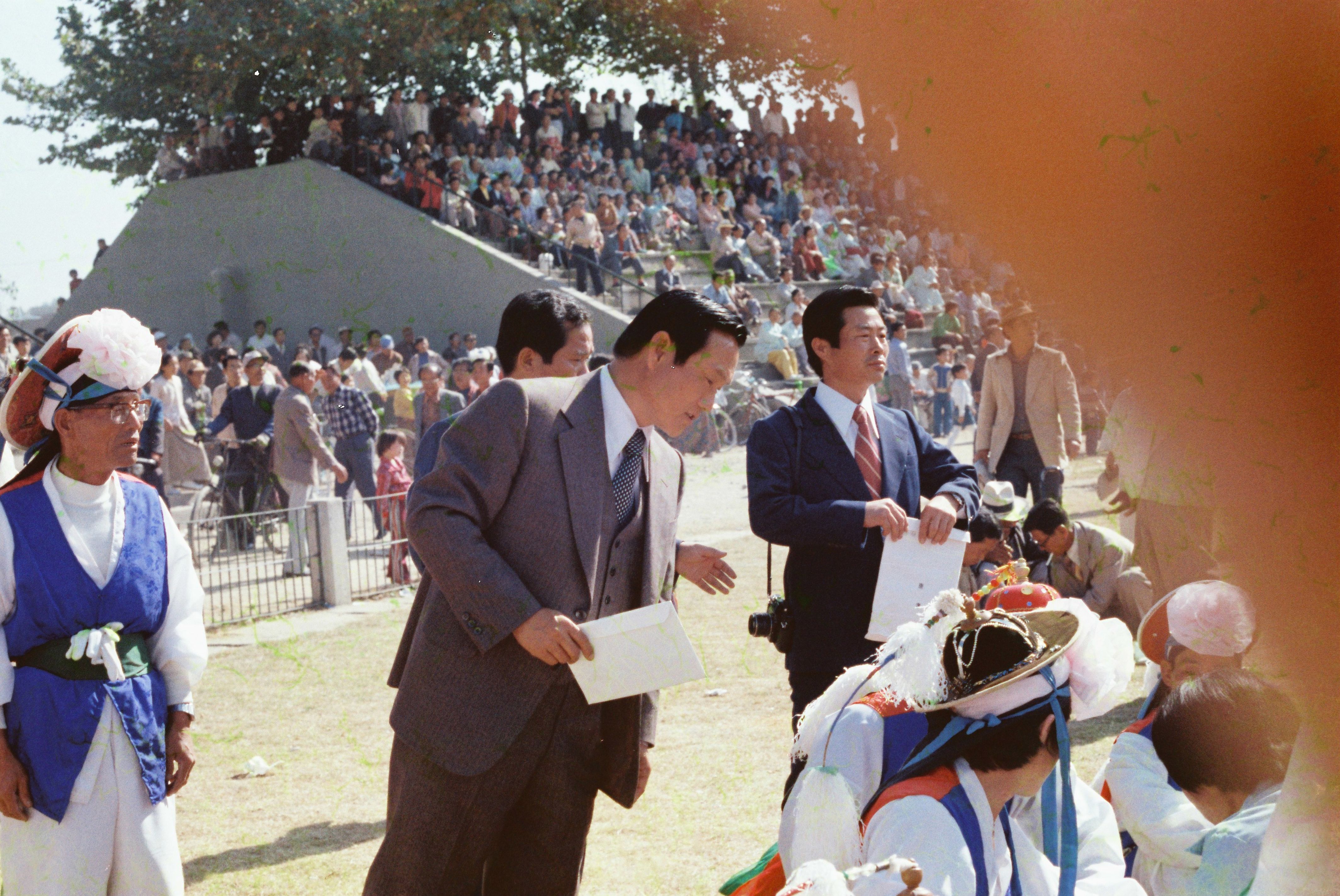 사진자료(1970년대)/1977/제 23회 백제 문화제 당진군 농악단 0/