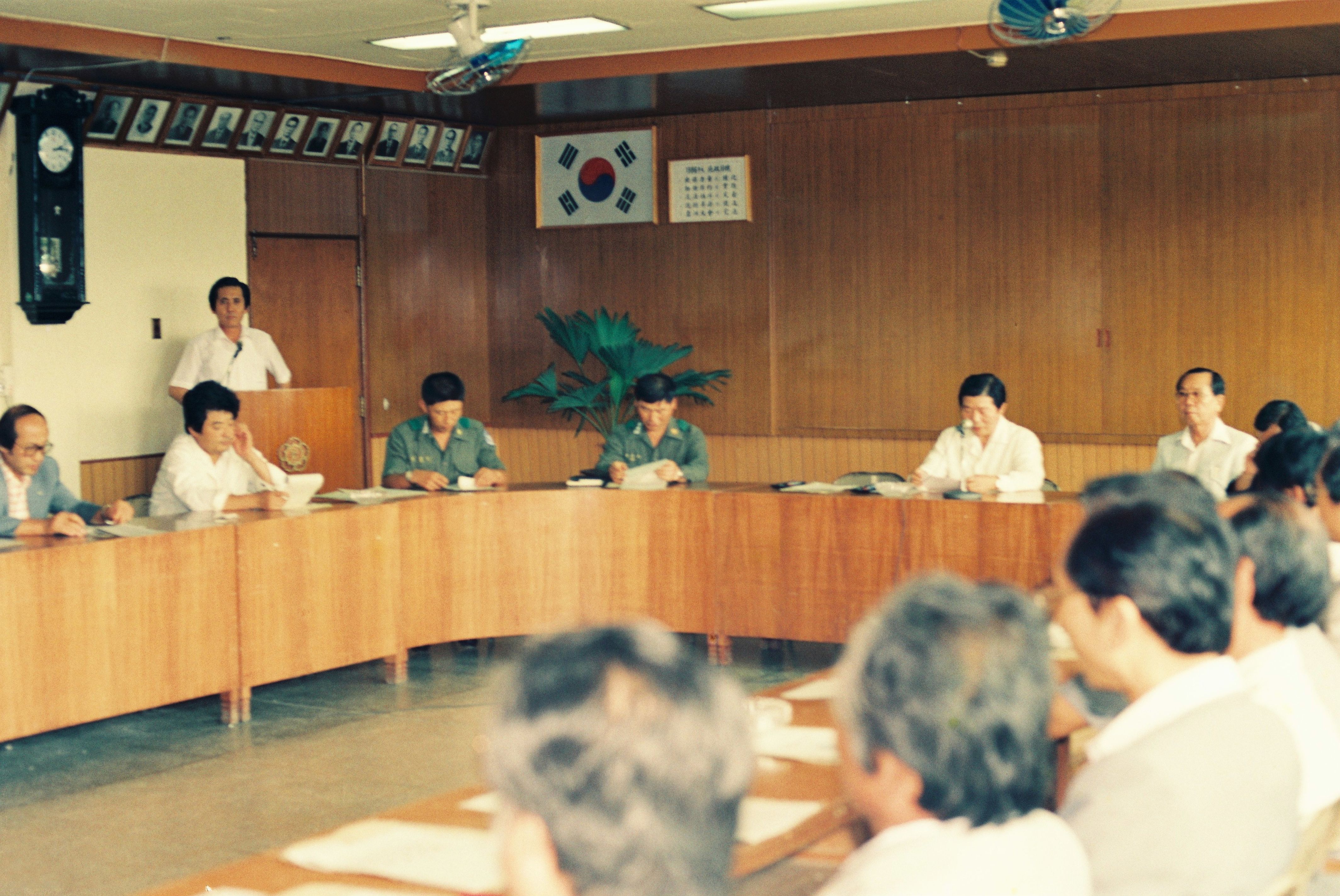 사진자료(1980년대)/1986/태풍피해 대책회의 0/