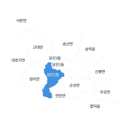 충청남도 당진시 당진2동 지도 이미지
