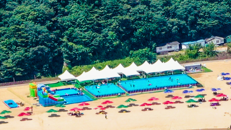 왜목마을해수욕장 워터파크