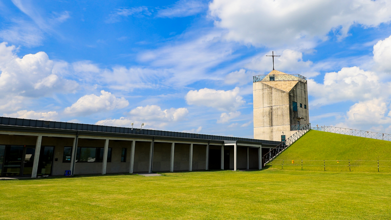 신리성지 미술관과 전망대 사진