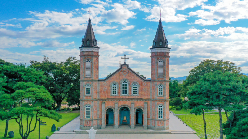 합덕성당 전경 사진