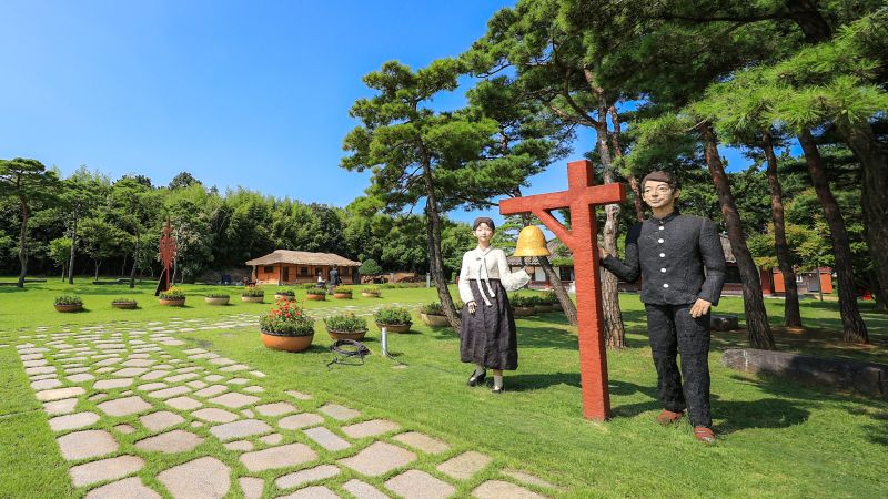 필경사 전경 사진