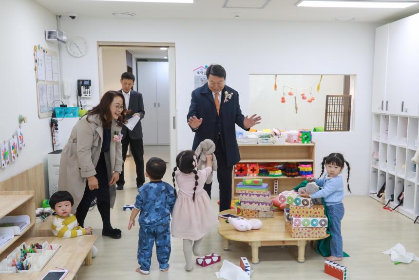 소통시장실 국공립 도토리숲 어린이집 개원식 > 소통시장실