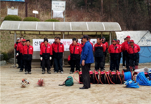 당진시, 산불전문진화대원 역량강화 나서 이미지