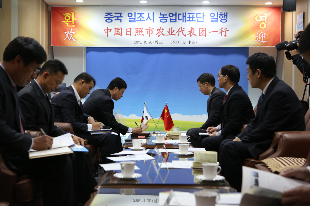 중국 일조시 농업교류 방문단 당진 찾아 이미지
