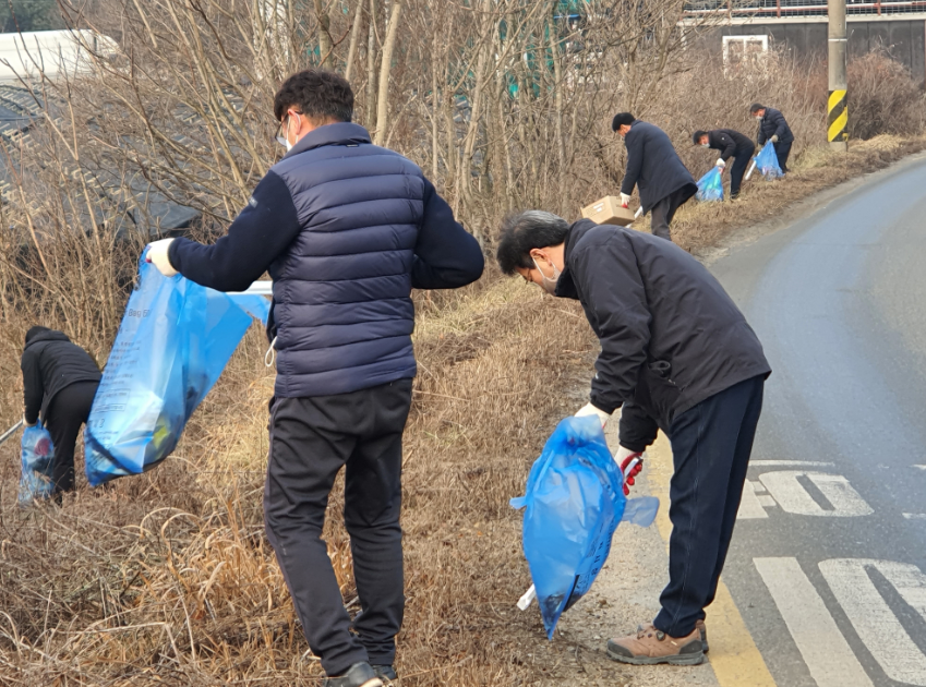 당진시 면천면 설맞이 청결활동 실시