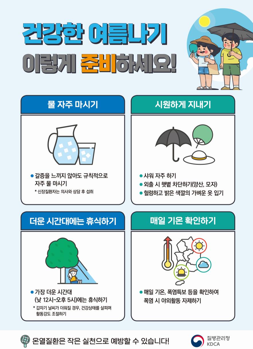 당진시, 폭염 속 온열질환 주의 당부