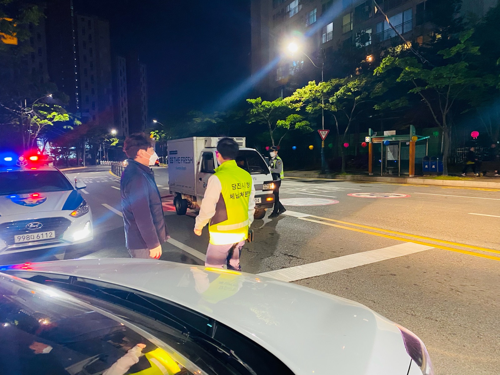 당진시, 음주운전 단속 현장서‘체납차량’합동단속