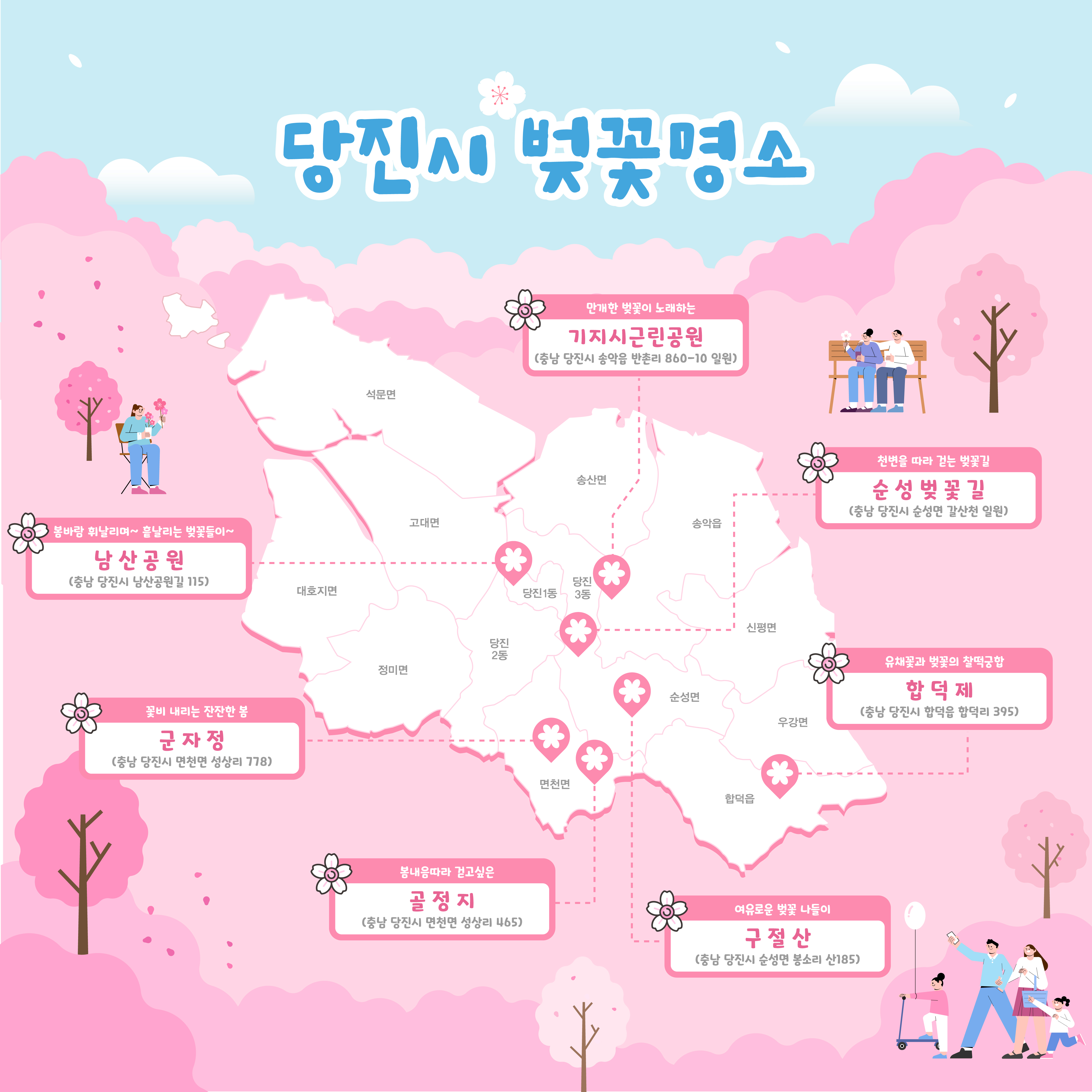 당진 벚꽃 “보고 싶어 죽는 줄”