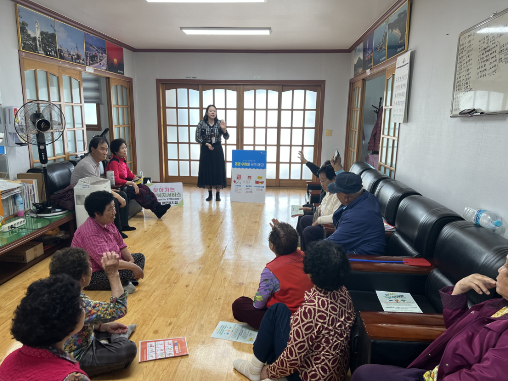 당진시 합덕읍, 보건소 마을 방문사업 협업 활발 이미지