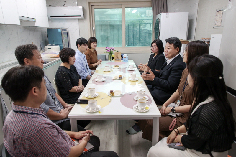 오성환 당진시장, 추석 맞이 사회복지복지시설 위문