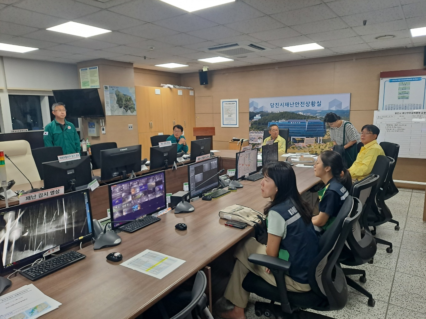 당진시, 22일 호우경보에 따른 비상2단계 가동 이미지